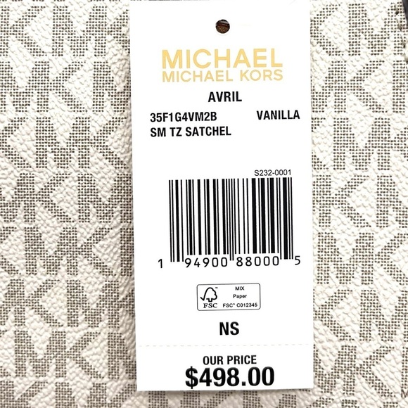 Michael Kors Small Avril’s Satchel Crossbody Top Zip Bag - Picture 9 of 9